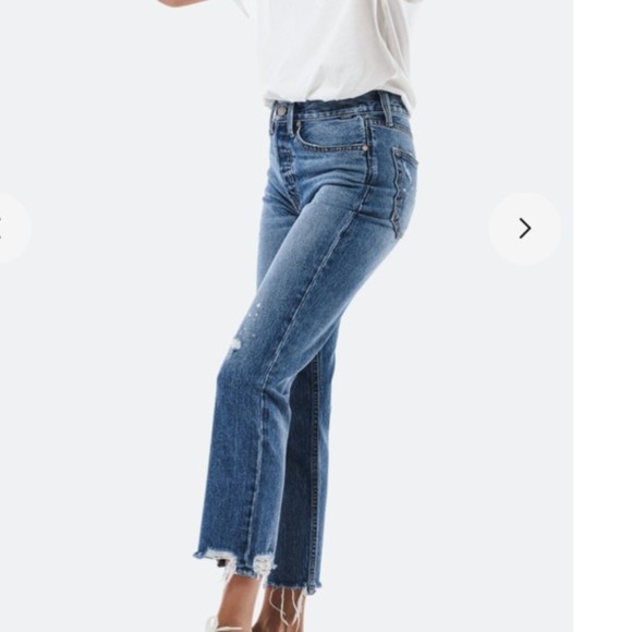 NOEND Slim Straight Denim Jeans Size 24 - Picture 3 of 7